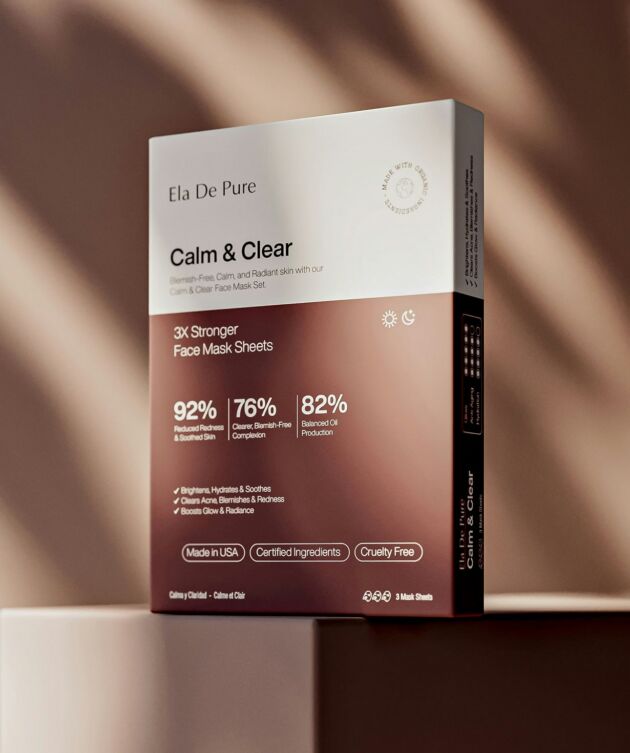 Calm & Clear face mask sheet set