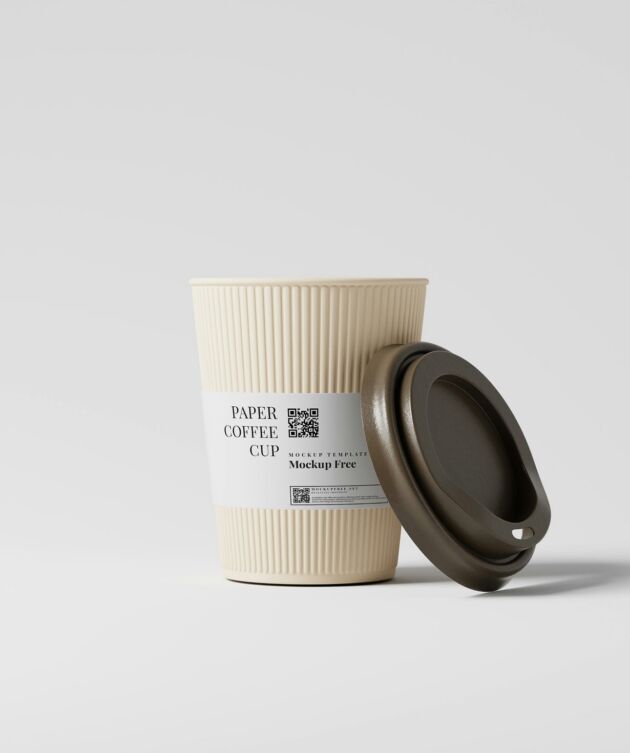 Biodegradable kraft paper takeaway cup - Image 2