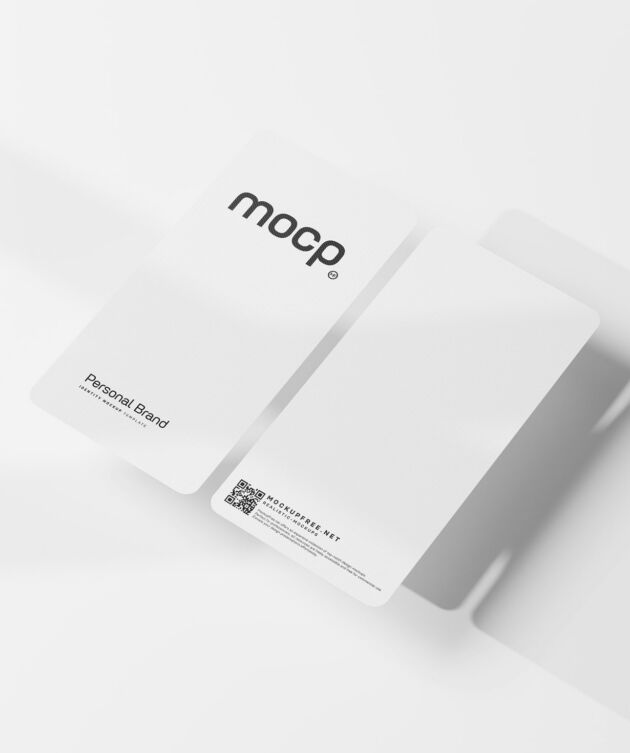 Minimalist personal brand business cards